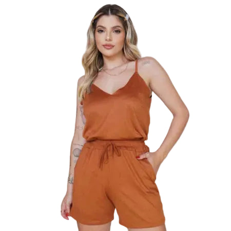 Conjunto Suede Regata + Shorts